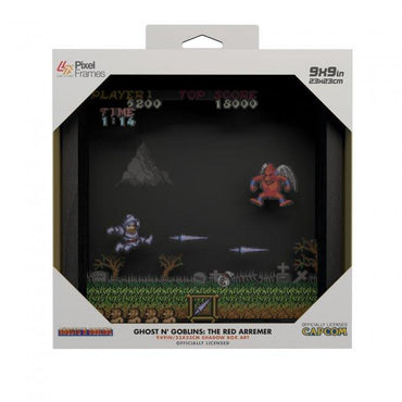 Pixel Frame - Ghosts N' Goblins (9"x9") - PixelFrame