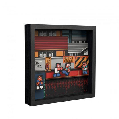 Pixel Frame - River City Ransom (9"x9") - PixelFrame