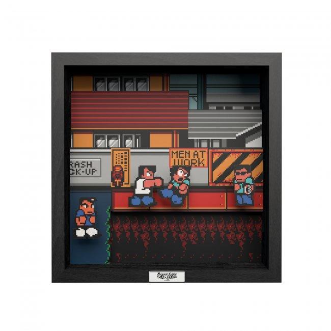 Pixel Frame - River City Ransom (9"x9") - PixelFrame