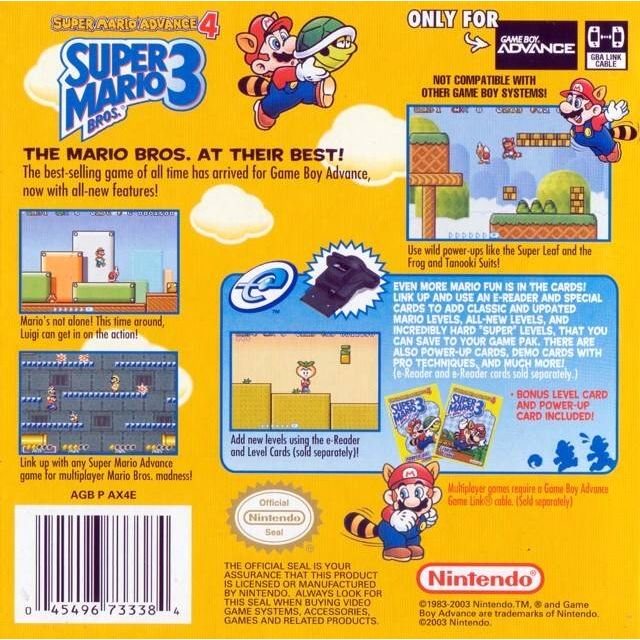 Preços baixos em Super Mario Advance 4: Super Mario Bros. 3 Jogos de  videogame de Plataformas