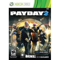 Payday 2 - Xbox 360 PBVG - HAVELOCK / Complete In Box