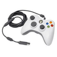 White Xbox 360 Wired Controller - Xbox 360