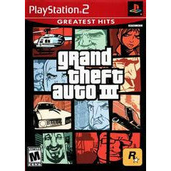 Grand Theft Auto III [Greatest Hits] - Playstation 2 PBVG - Jacksonville / Cart with Box