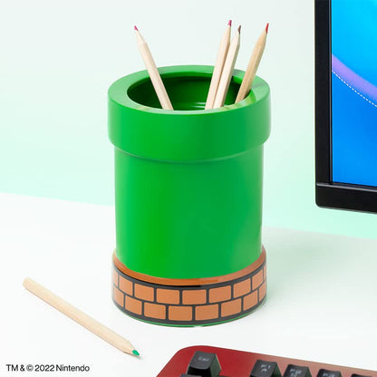 Super Mario Warp-Pipe Plant/Pen Pot - Misc.