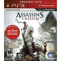 Assassin's Creed III [Greatest Hits] - Playstation 3 Jacksonville, NC / Complete In Box