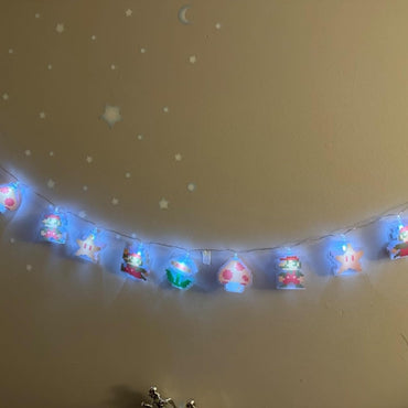 Super Mario Icon String Lights - 10ct - Lights