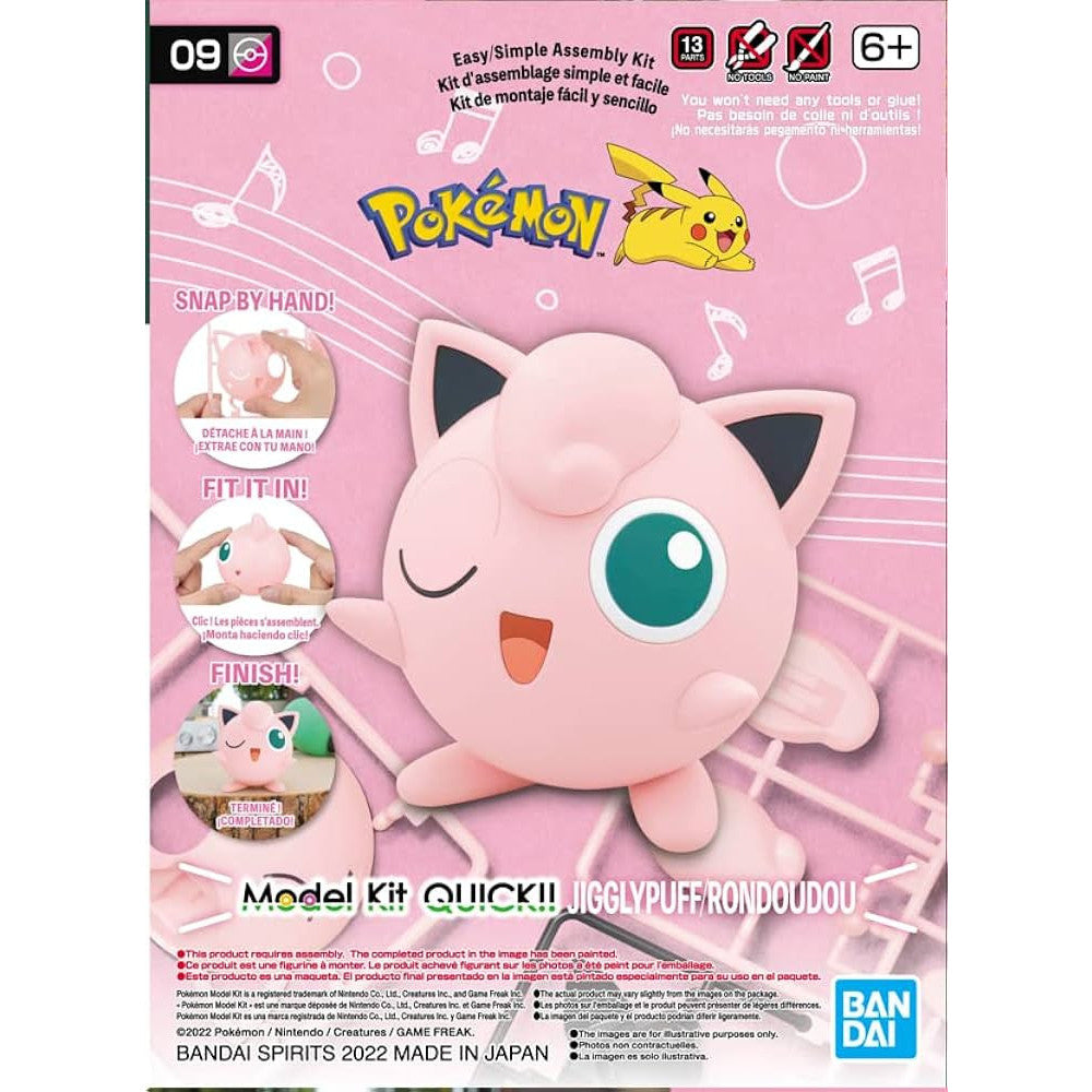 Bandai: Pokemon Jigglypuff Model Kit - Model Kits