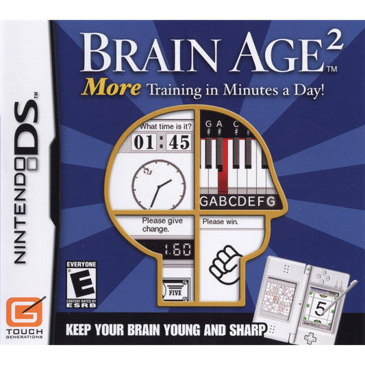 BRAIN AGE 2 MORE TRAINING IN MINUTES A DAY (used)