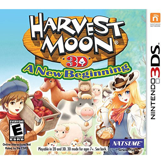 Harvest Moon 3D: A New Beginning - Nintendo 3DS