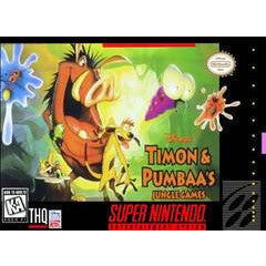 Timon and Pumbaa Jungle Games - Super Nintendo PBVG - HAVELOCK / Loose