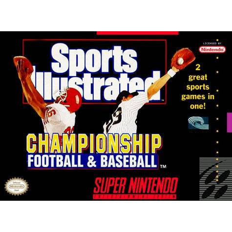 Sports Illustrated Championship Football & Baseball - Super Nintendo