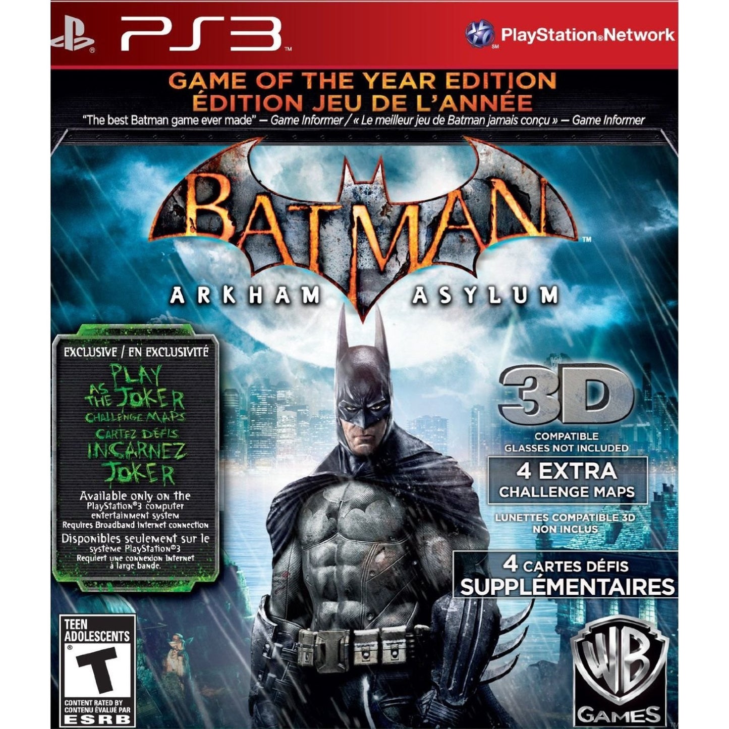 Batman: Arkham Asylum [Game of the Year Greatest Hits] - Playstation 3