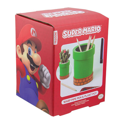 Super Mario Warp-Pipe Plant/Pen Pot - Misc.