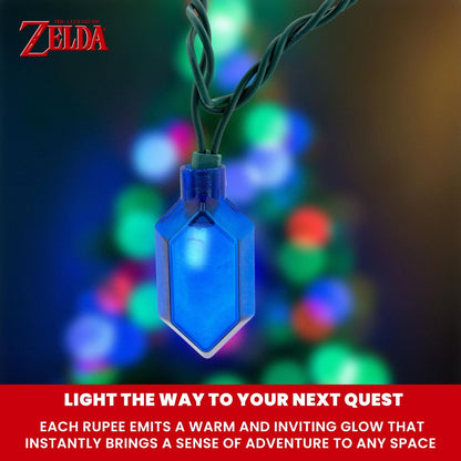 Legend of Zelda Rupee String Lights - 10ct - Lights