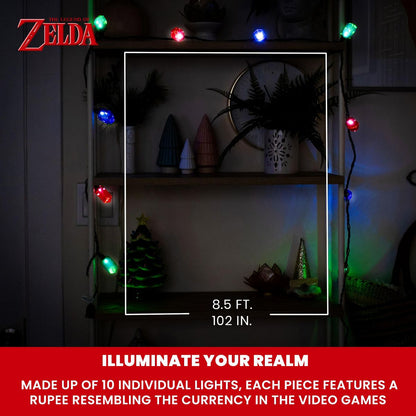 Legend of Zelda Rupee String Lights - 10ct - Lights