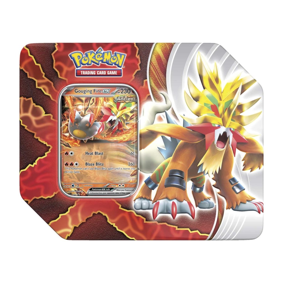 Pokémon TCG: Paradox Destinies Tin (Gouging Fire ex)