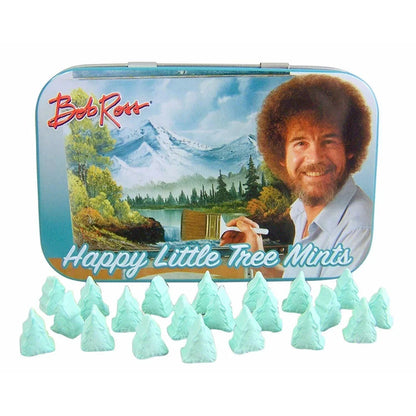 BOB ROSS HAPPY TREE MINTS - Candy Tins