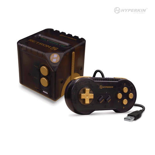 RETRON SQ HD GAMING CONSOLE - BLACK/GOLD - RetroN