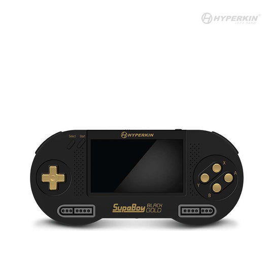 SUPABOY PORTABLE CONSOLE - BLACK/GOLD - RetroN