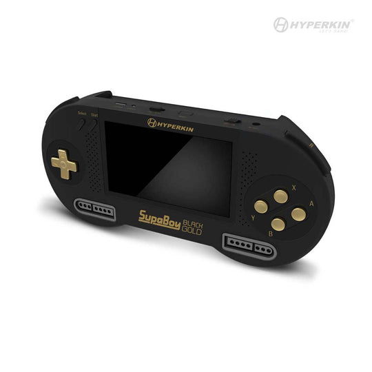 SUPABOY PORTABLE CONSOLE - BLACK/GOLD - RetroN