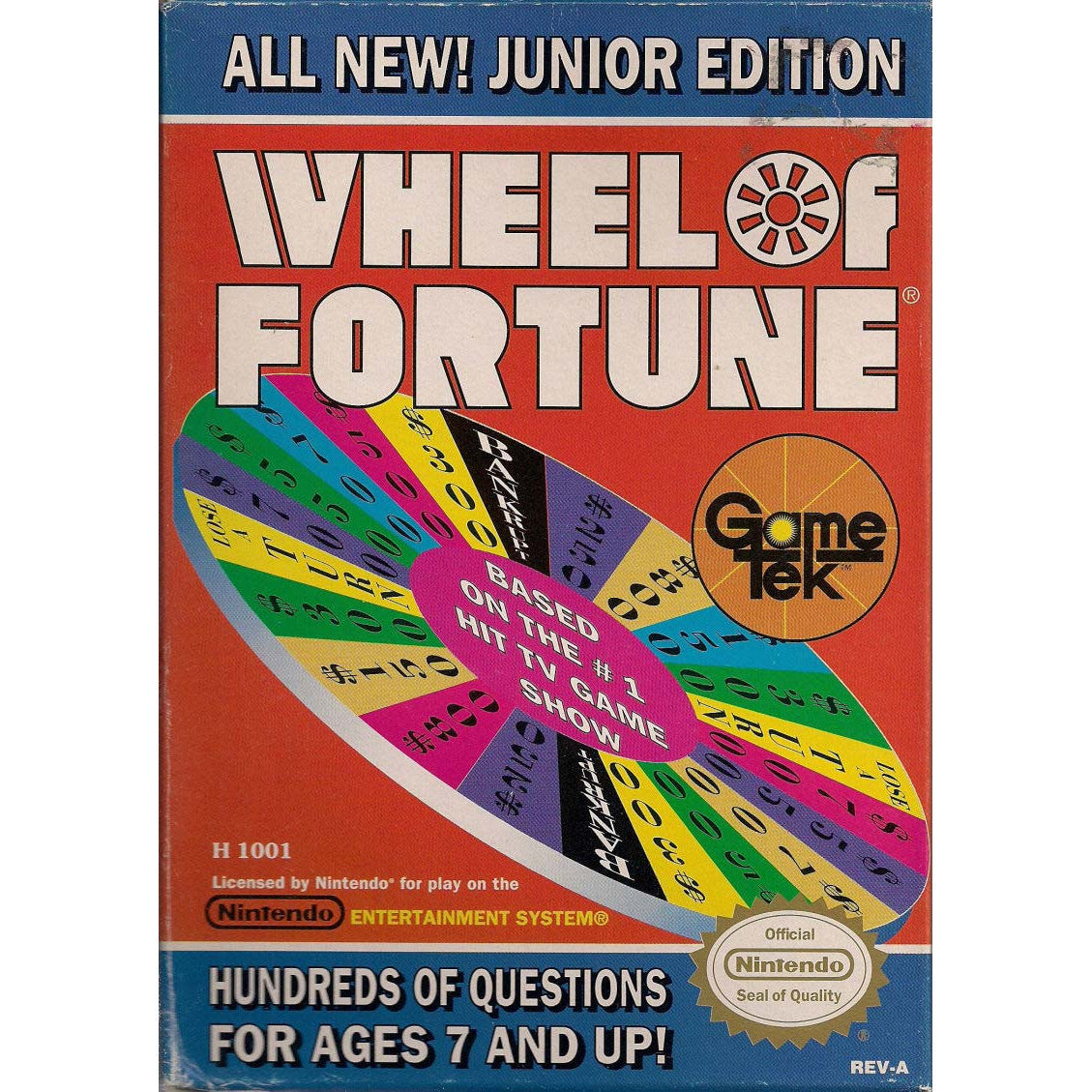 Wheel of Fortune Junior Edition - NES