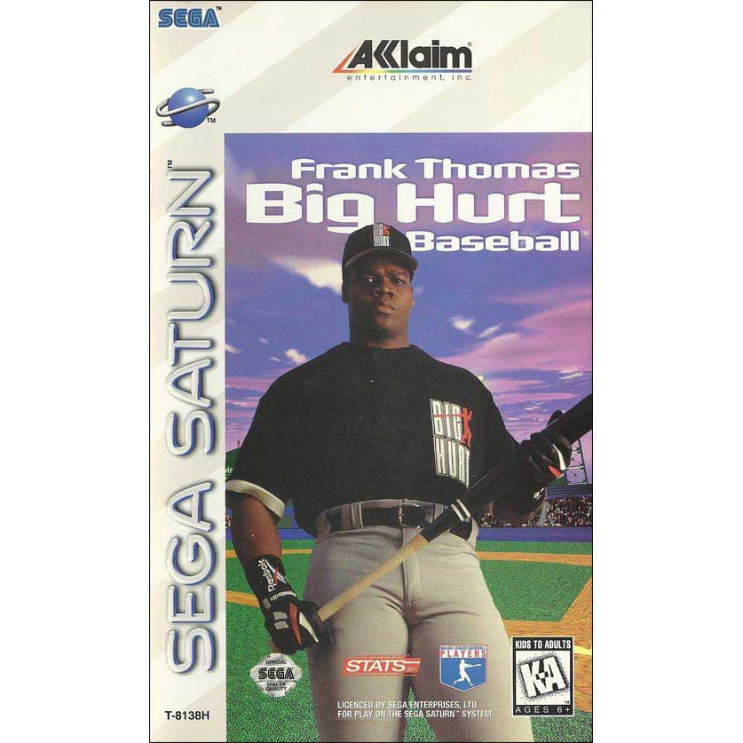 Frank Thomas Big Hurt Baseball - Sega Saturn