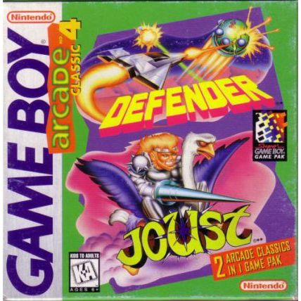 ARCADE CLASSIC 4 DEFENDER & JOUST (used)