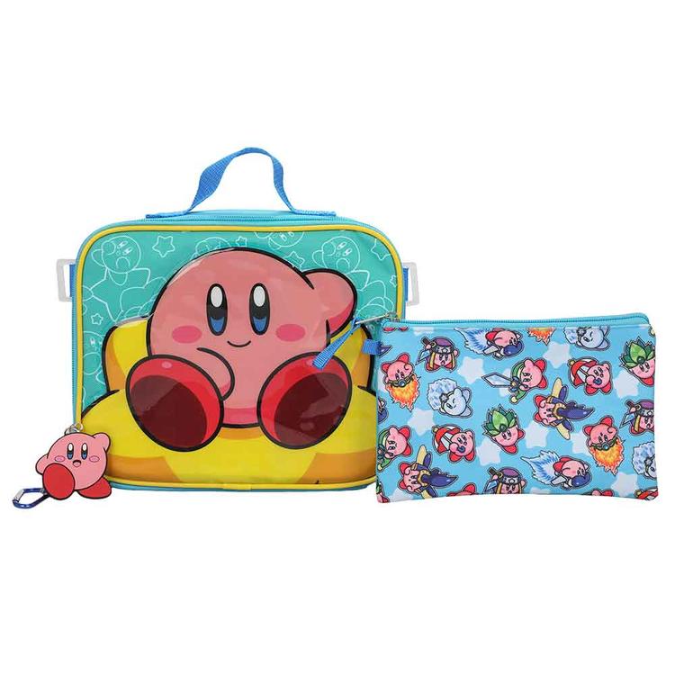 Kirby Backpack with Lunch Box Butterfly Heat Insulated Lunchbox